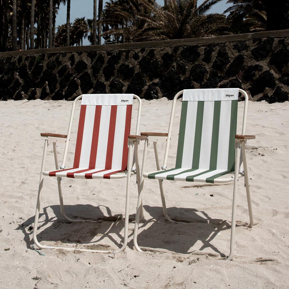 24그램 폴딩체어 위드 우드핸들 국산 캠핑체어 카페의자 24gram