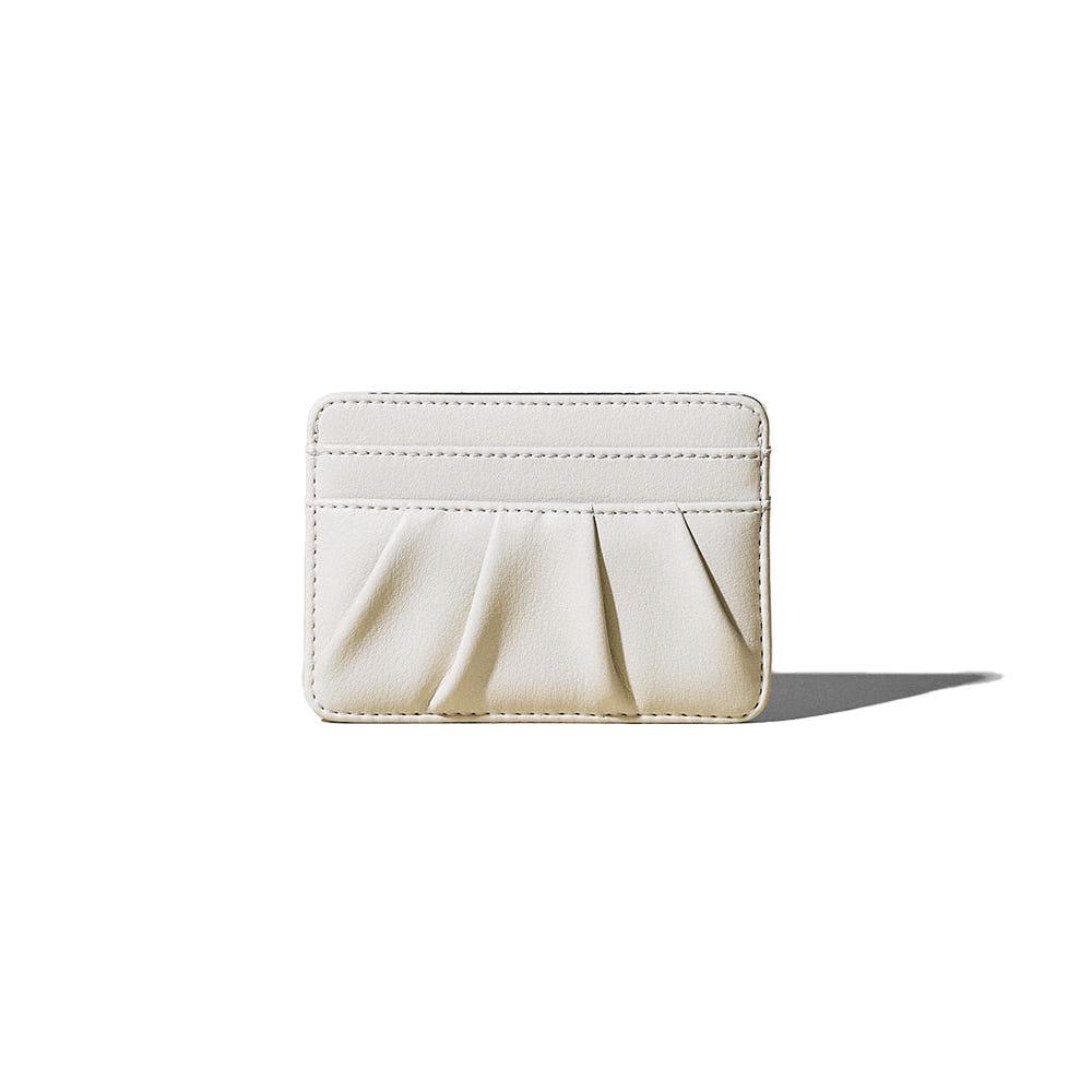 르마스크 도우 플랫 명함 카드홀더지갑 크림화이트