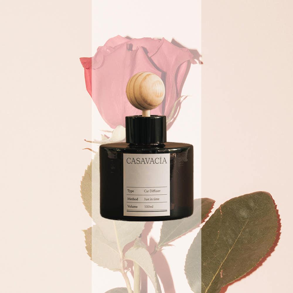 로즈 오브 노맨즈 랜드 차량용 방향제 차량 디퓨저 장미향 로즈향 Eau de Parfum(25%)