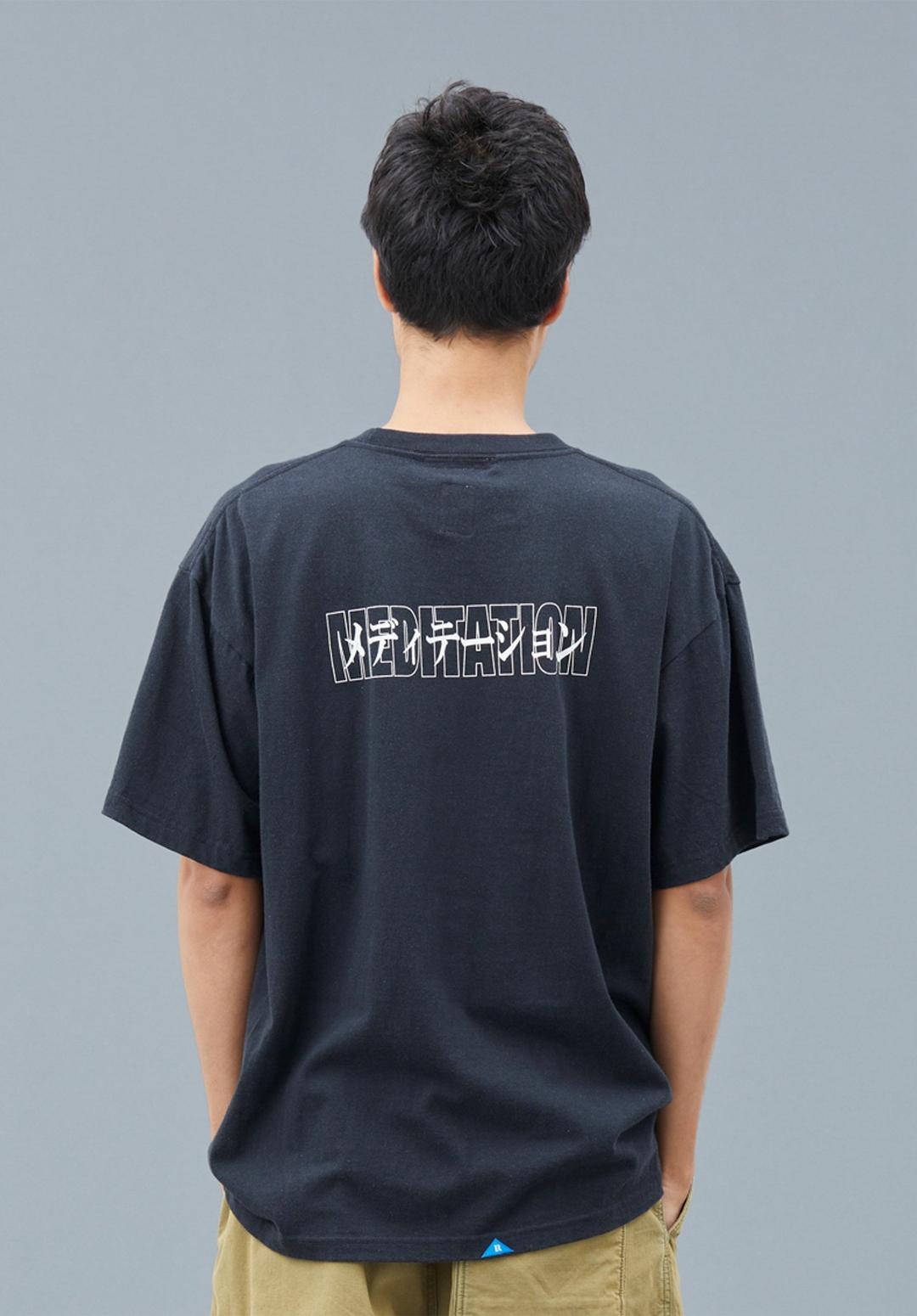 MEDITATION TEE, BLACK