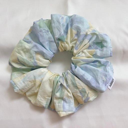 💚청량 가득 풍성 빅 스크런치 곱창밴드 머리끈🌿🌱