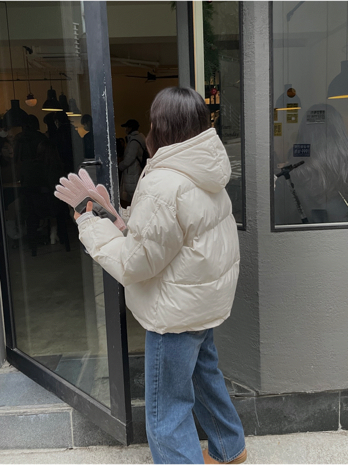 웰론 후드 패딩