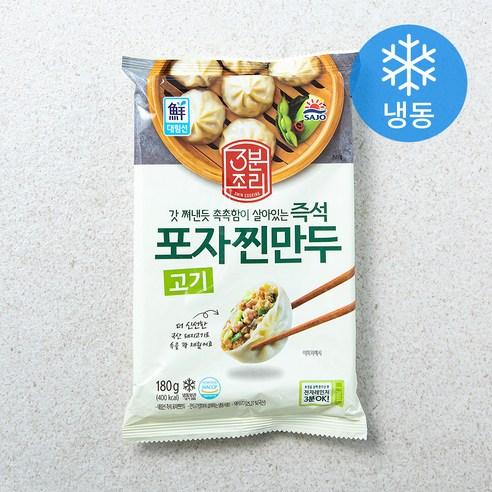 사조 즉석 포자 찐만두 (냉동), 180g, 1개
