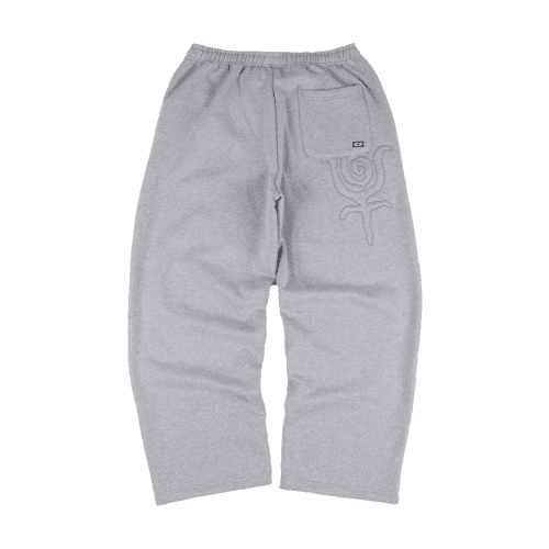 Emanate Logo Jogger Pants Melange Grey