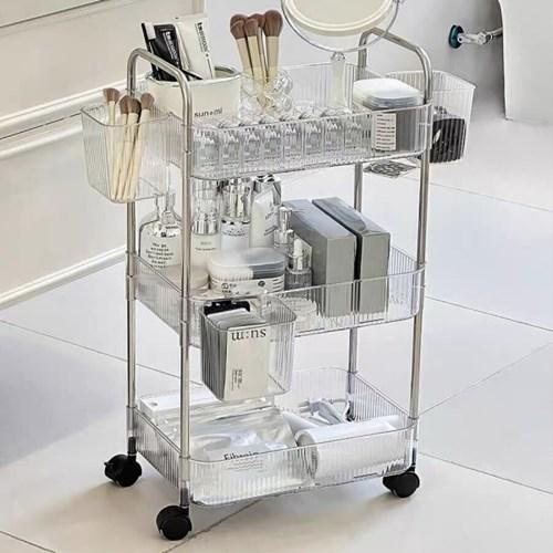 투명 이동식 선반 무빙 트롤리 6type