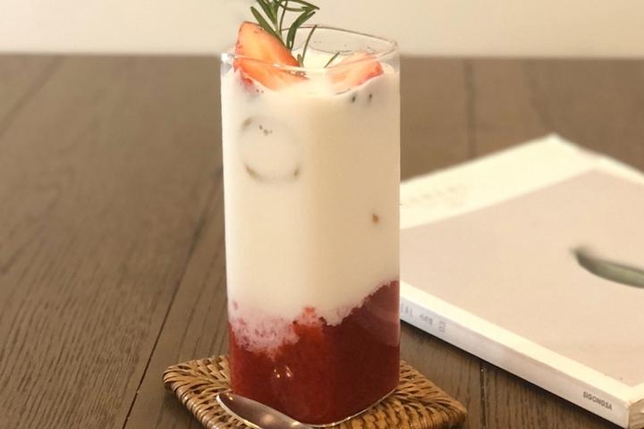 1+1 소소 사각라인 내열유리컵 대형 440ml