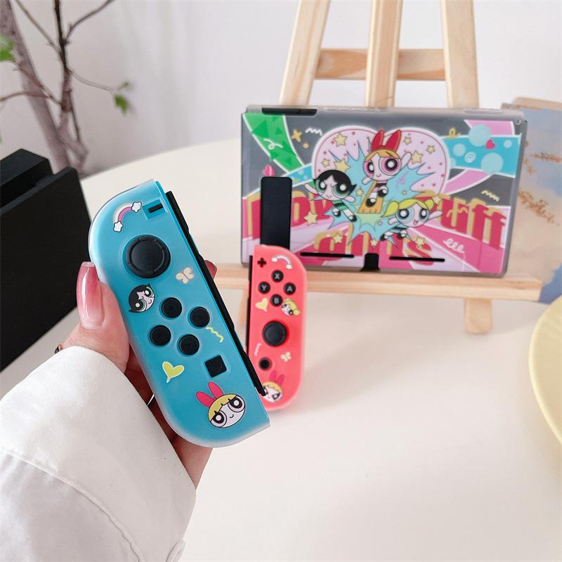 파워퍼프걸 닌텐도 스위치 케이스 OLED 커버 악세사리