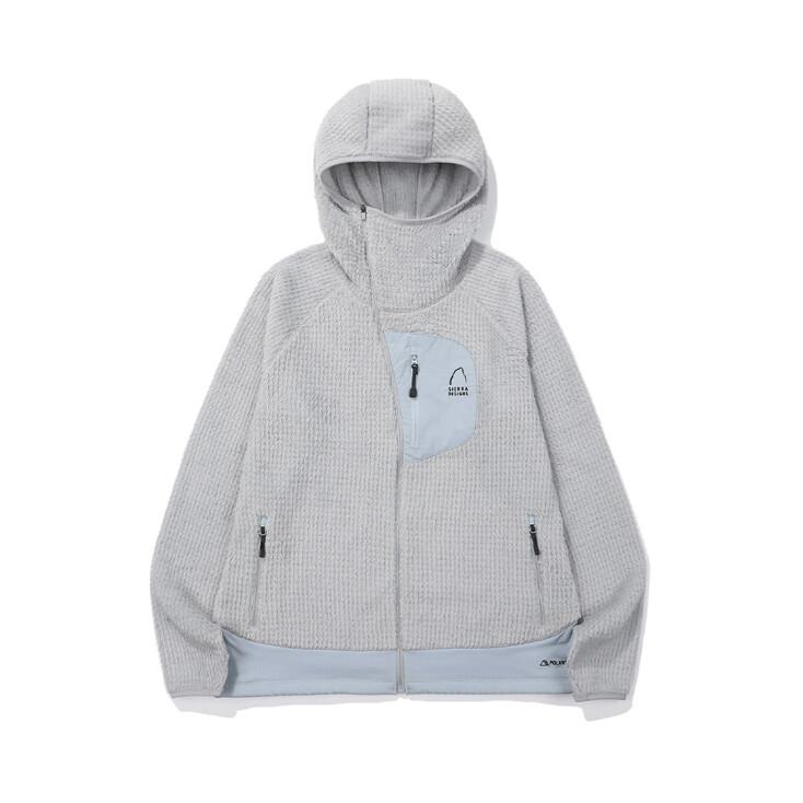 W) 모스(MOSS) 폴라텍 알파 다이렉트 후드집업 LIGHT GREY