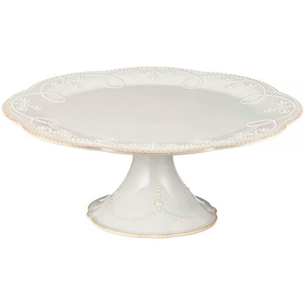 레녹스 프렌치펄 화이트 케이크 받침대 26.7cm 824745 Pedestal Cake Tray