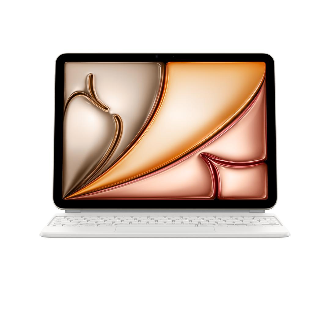iPad Air 11(M2 모델)용 Magic Keyboard - 한국어 - 화이트