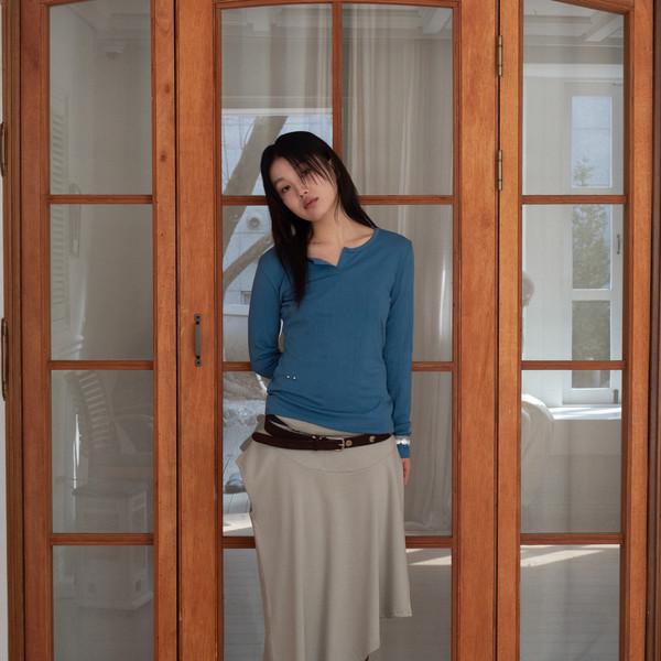SOFT TOUCH WRINKLE T (BLUE)