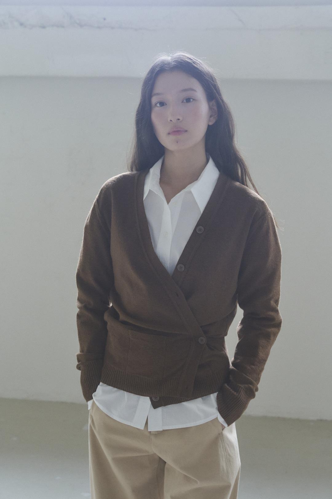 Organic Soft Button Cardigan