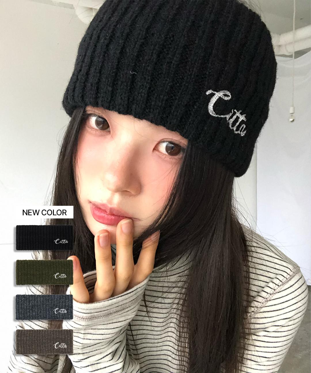 씨타 Signature Logo Knit Hair Band_CTA929(4color)