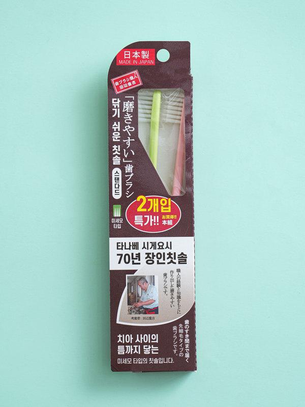 일본제 타나베 장인 칫솔 미세모 2개입
