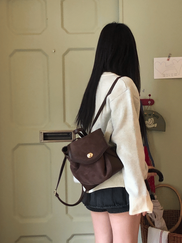 몰튼 스웨이드 백팩 (2color)