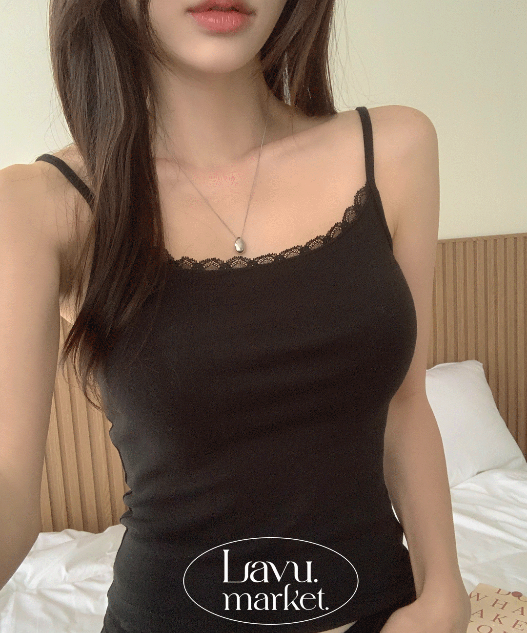 라뷰마켓 레이스살짝💭 디노 면 모달 데일리 레이스 나시 3color [레이스나시/기본나시/슬리브리스/레이어드나시/민소매/이너나시]