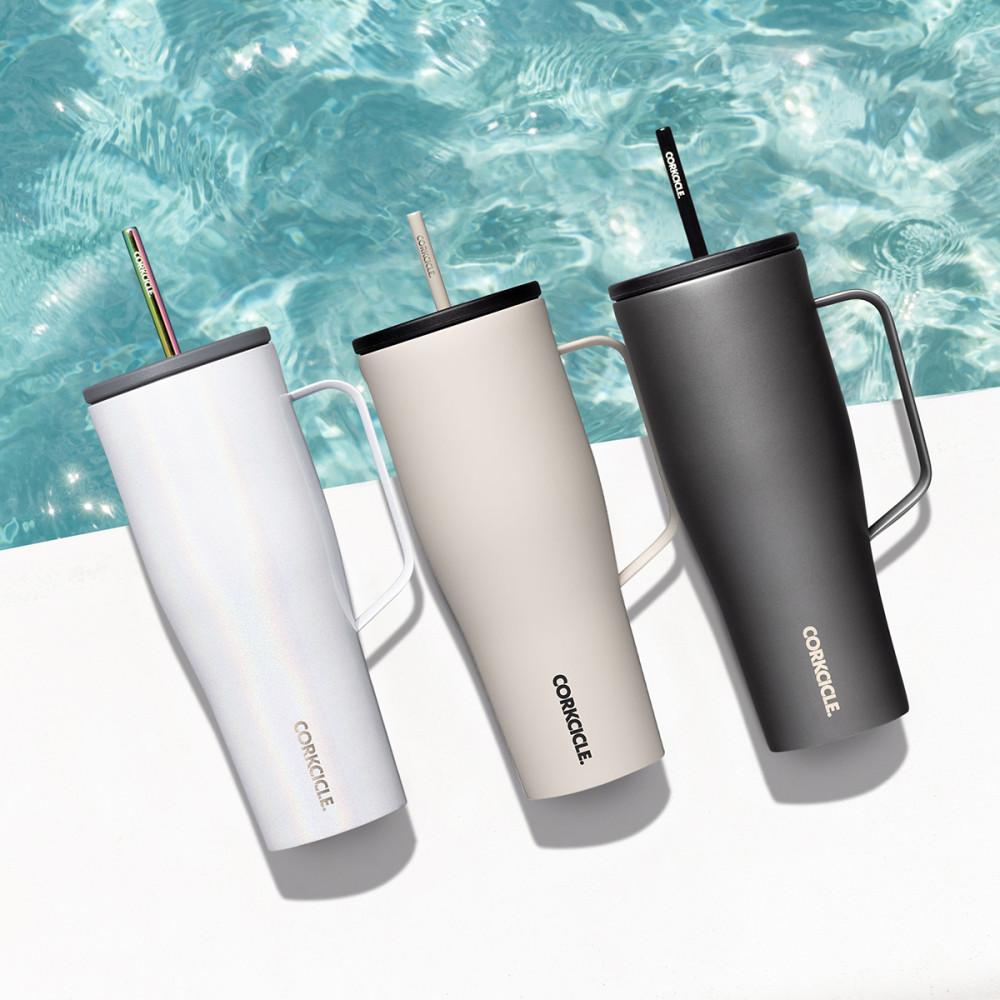 콕시클 콜드컵 XL 텀블러 890ml 대용량 손잡이 빨대 스텐 진공 보온 보냉 트렌타