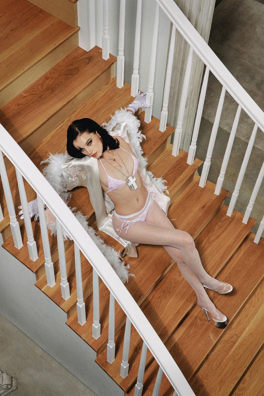 Camo Reversible Microkini Pink