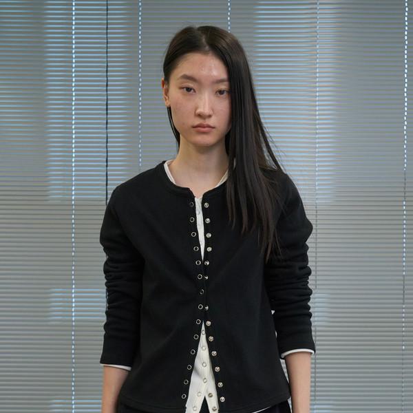 [3/10 순차 출고] Button Cardigan (Black)