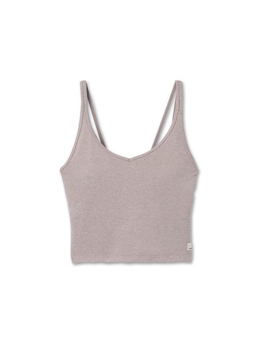 [여성] 헤일로 퍼포먼스 크롭탑 VR24121124_멜란지베이지