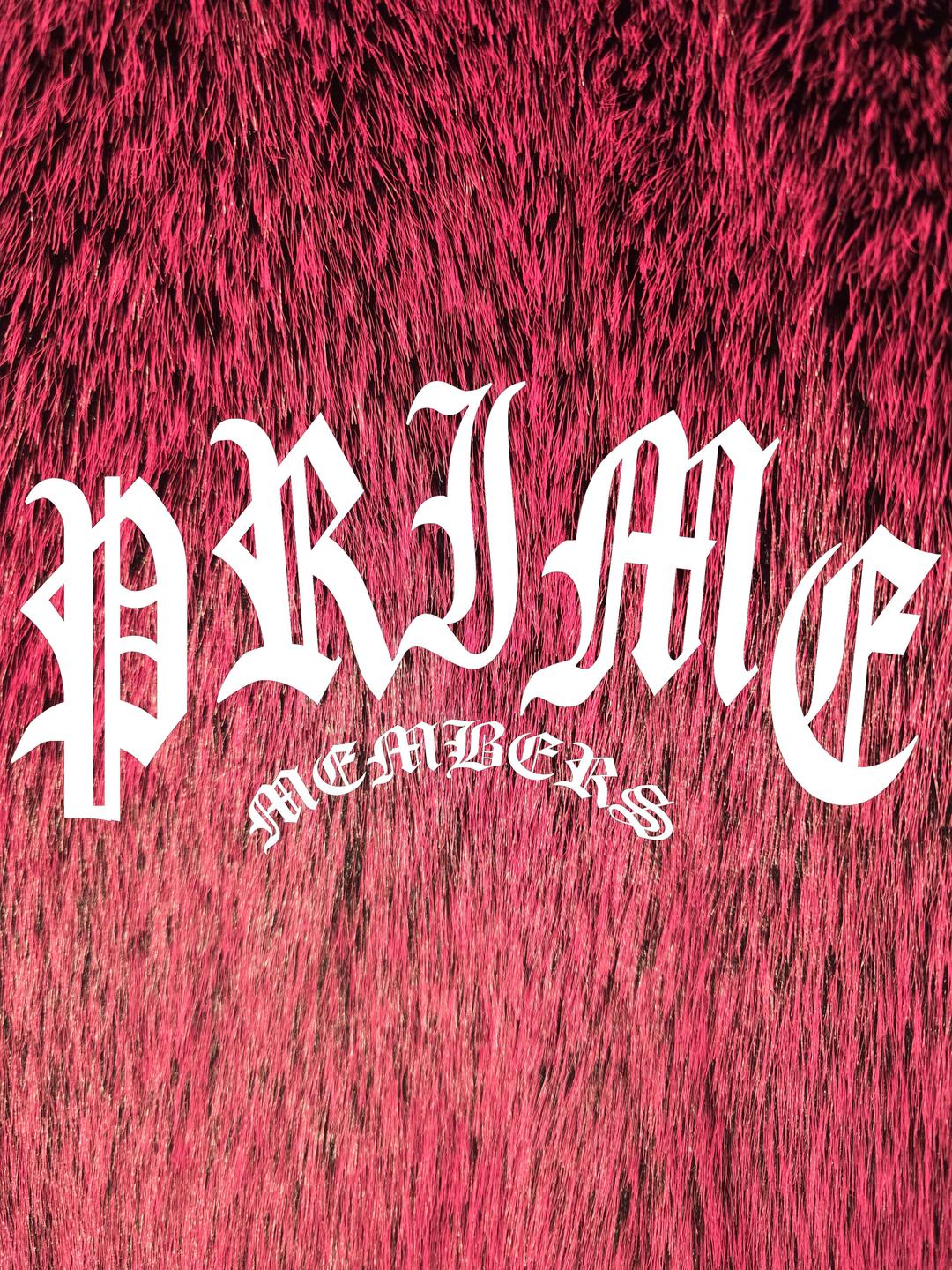 Faux Raccoon Fur Jacket Pink