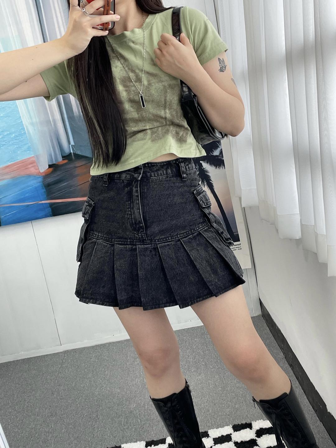 포켓플리츠흑청SK