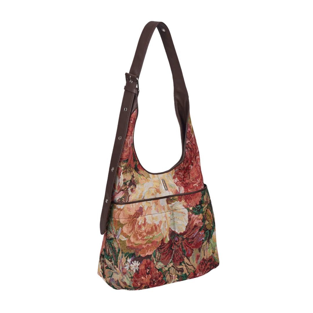 Perfec Bunny Long Jacquard Shoulder L (퍼펙 버니 롱 자카드 숄더 라지) Floral
