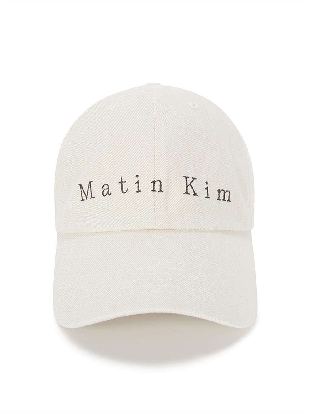 MATIN COTTON WASHED BALL CAP IN LIGHT BEIGE