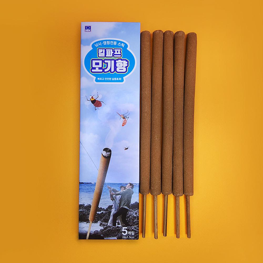 킬파프 모기향 캠핑 벌레퇴치 막대 스틱