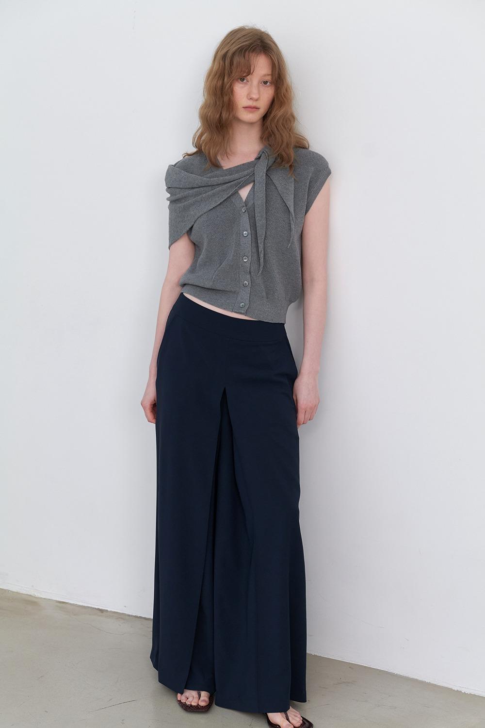 줄리엣 슬랙스 ( 네이비 )