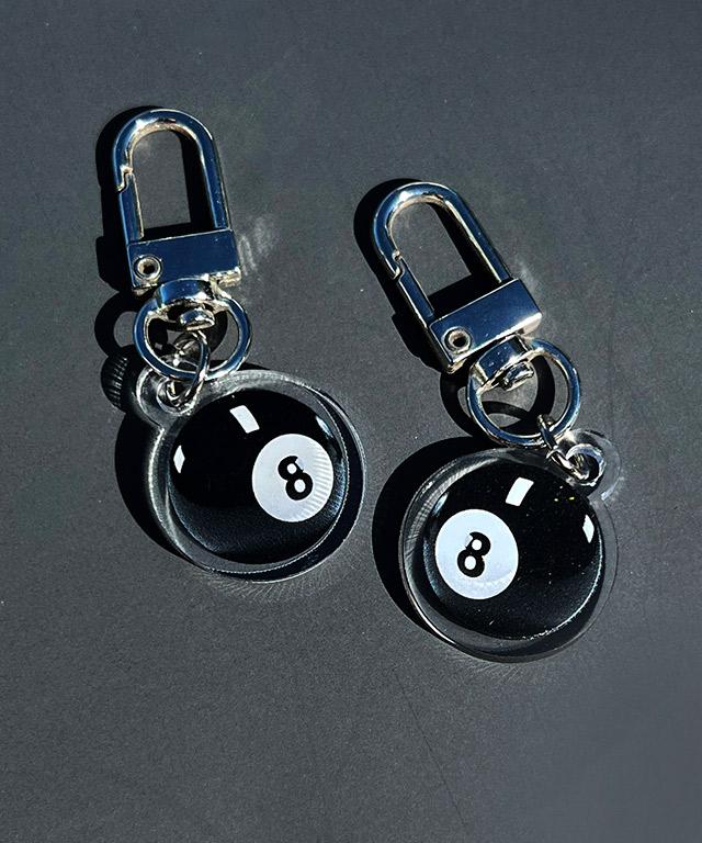 에잇볼 당구공 에어팟 버즈라이브 키링 캐릭터 키홀더 아크릴 가방 아크릴참 악세사리