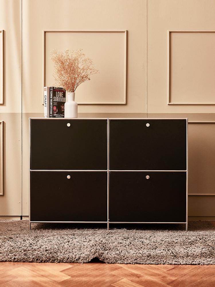 모듈가구 모듈선반 수납선반 미드센츄리 철제2단가구 P1243