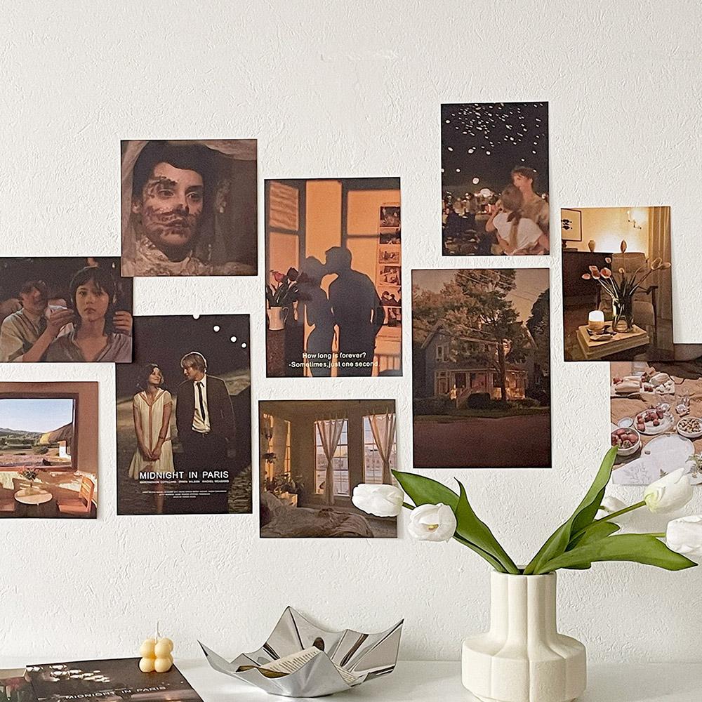 영화같은 무드벽포스터 사진포스터 12장세트 (라운드스티커 증정)
