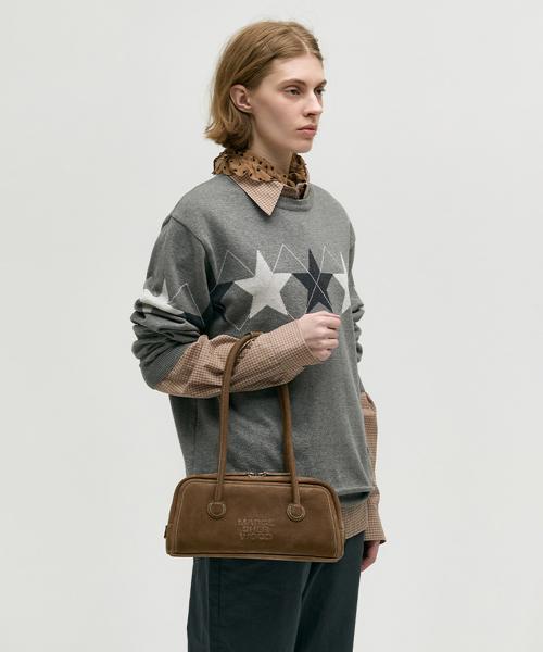 SOFT BAGUETTE BAG_chestnut nubuck
