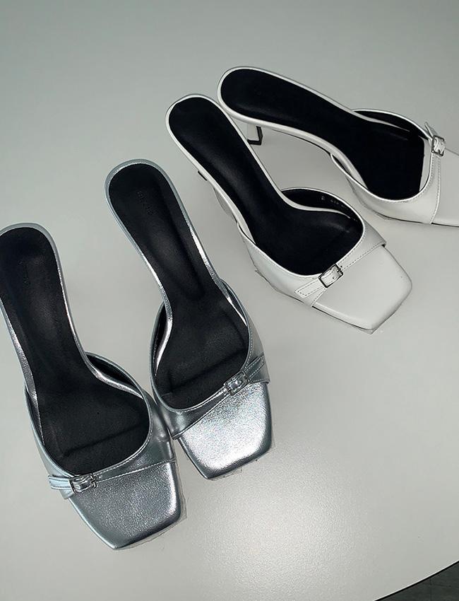 사이렌 클래식 씬버클 뮬 (3color)