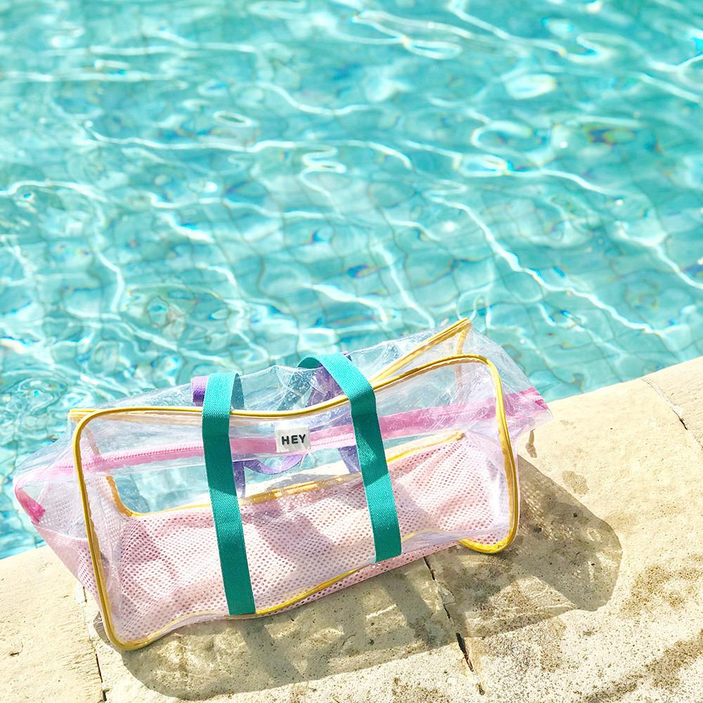 헤이 투명 비치백 (L사이즈) 4가지 색상