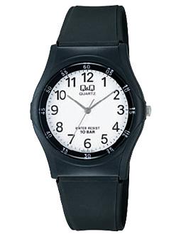 큐앤큐 VQ04J-003Y 아날로그 남녀공용 패션 시계 방수 저소음 시험 수능 시계