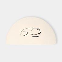 [선물포장]하프문 웰컴매트-DRAWING ANIMAL(6종)