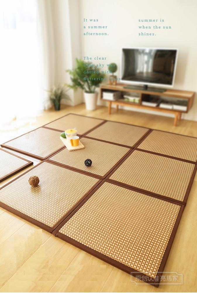 일본 다다미 매트 사계절 매트 여름 겨울 거실 러그 풍류 깔끔 러그