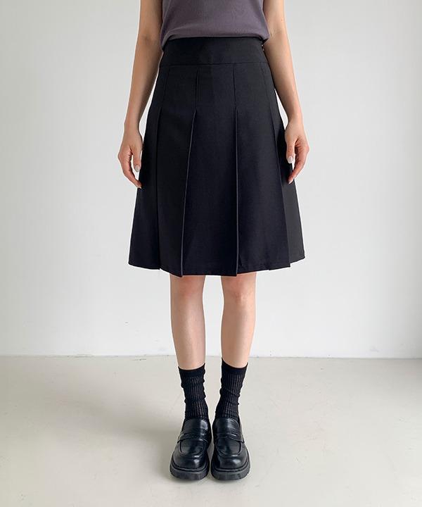 리얼코코 [단독] [여름신상/3단기장/made] 디토 핀턱 롱스커트- 4 Color (치마/플리츠/a라인/출근룩/미디/미니/하객룩/오피스룩)