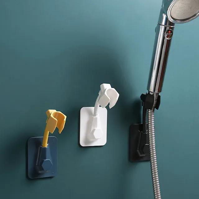 모던 각도조절 접착식 샤워기 헤드 거치대 걸이 부착식