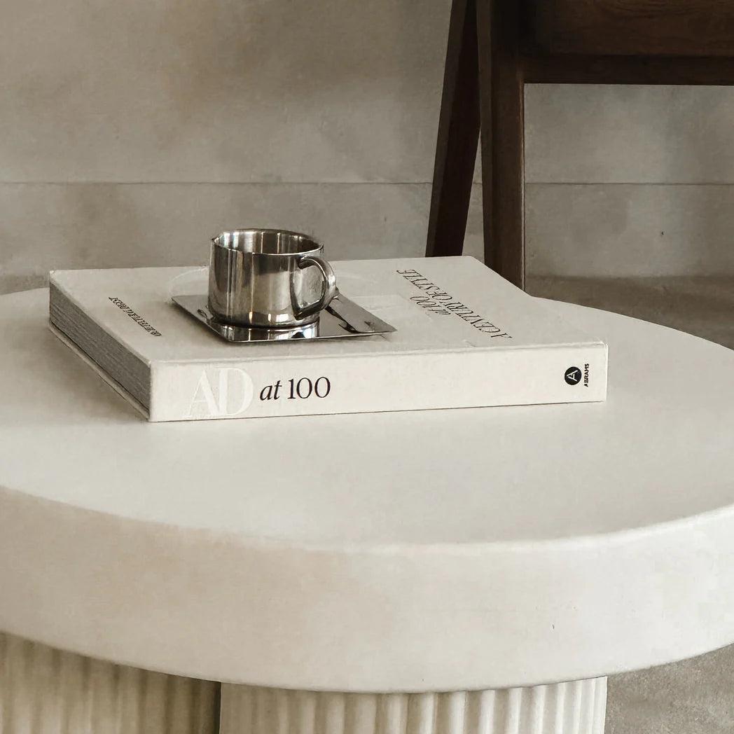 Merci Steel Cup & Saucer