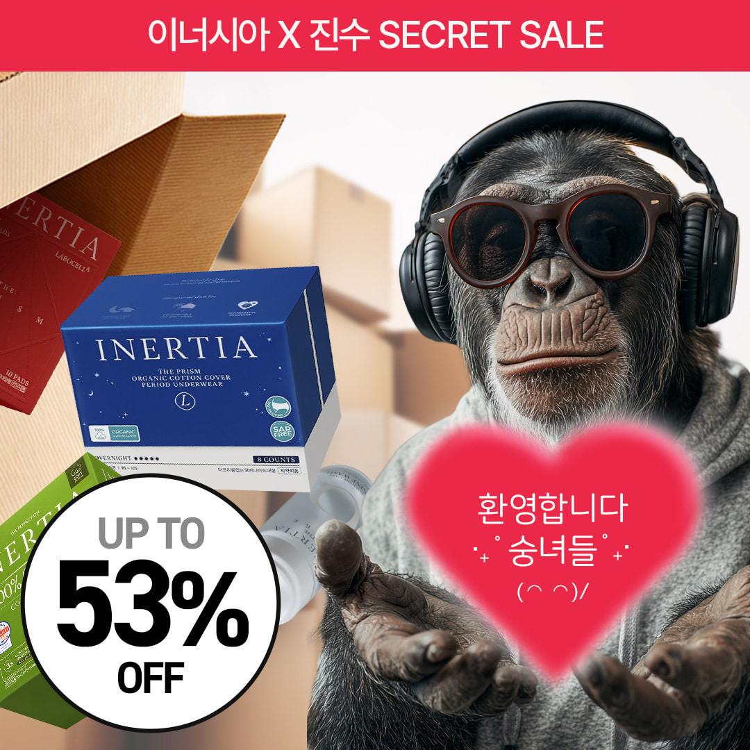 [반값특가] 진수 X 이너시아 SECRET SALE