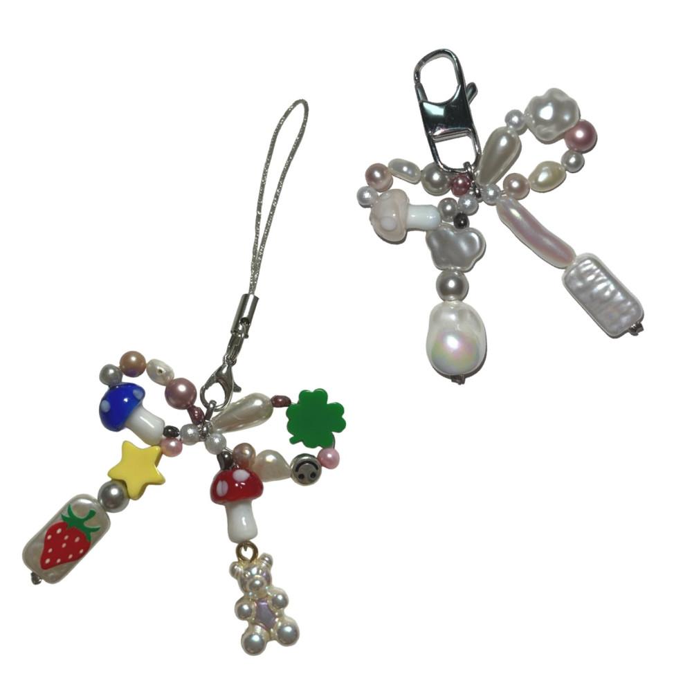 [키치마인드] mini ribbon keychain