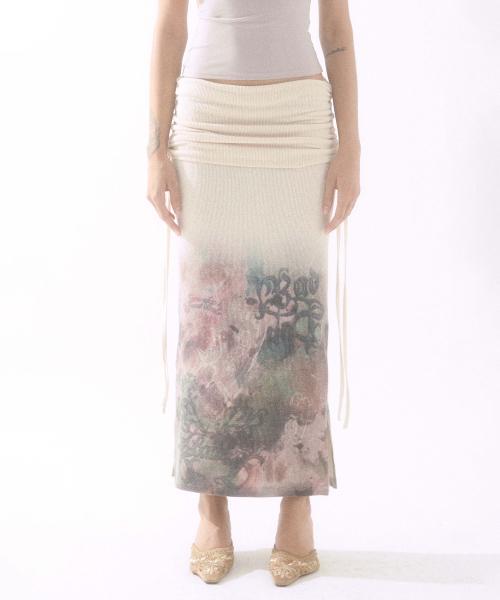 배디(BADEE)  Two-Way Shirring Skirt Cream - 사이즈 & 후기 | 무신사