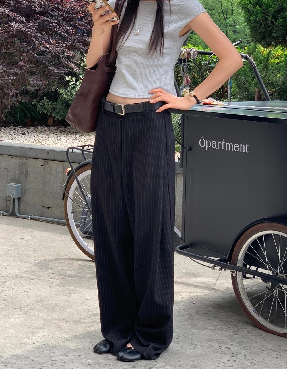 몬테 스트라이프 slacks