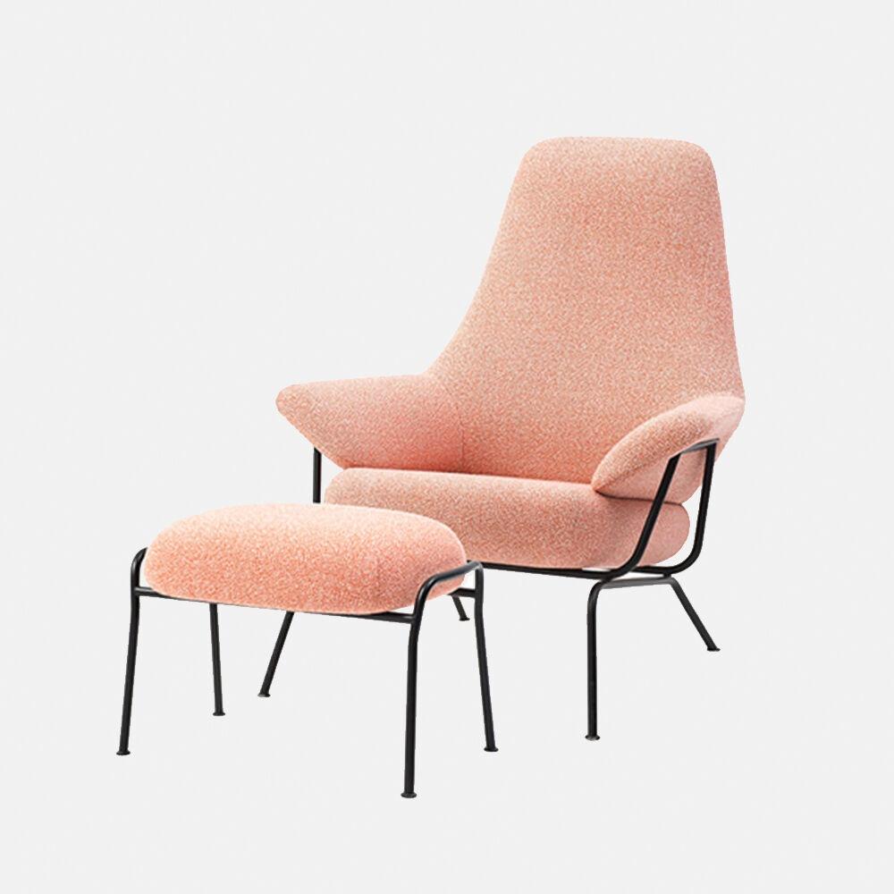 [HEM] Hai Chair + Ottoman Melange Coral (20030)