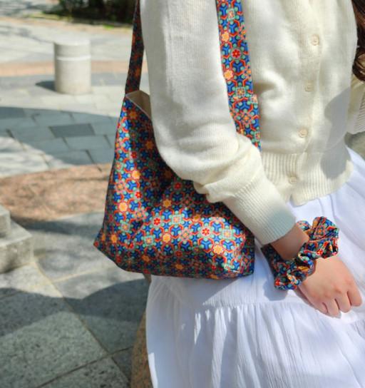 신상)전통 단청 숄더백 에코백 추석선물