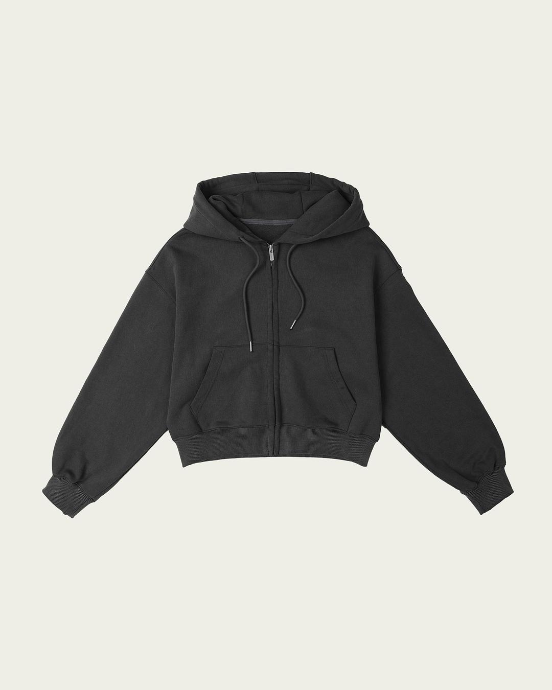(2차) Foy Hoody Zip-up -  Charcoal