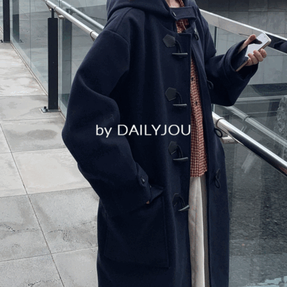 [MADE] 커벨 롱 더플 코트 - 2 color